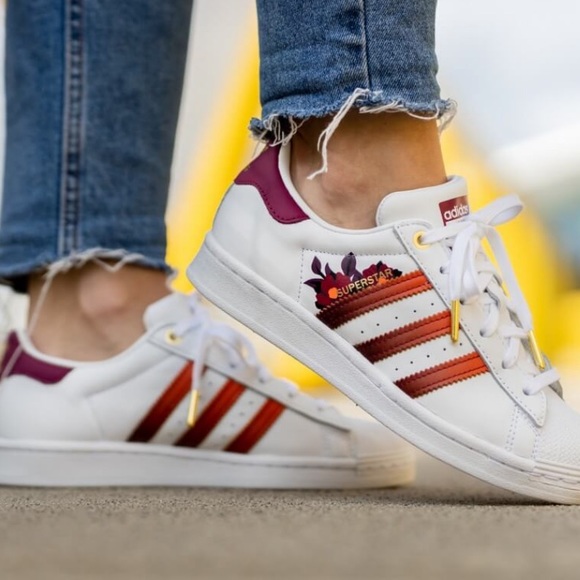 adidas Shoes - ADIDAS X HER STUDIO Superstar Floral Sneakers